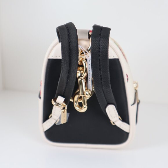 Coach Mini Court Backpack Bag Charm with Strawberry Print CAO93 NWT - Picture 5 of 6